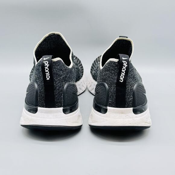 Nike Shoes Mens 12 Black React Phantom Flyknit 2 Slip On Running Sneakers - Picture 6 of 12